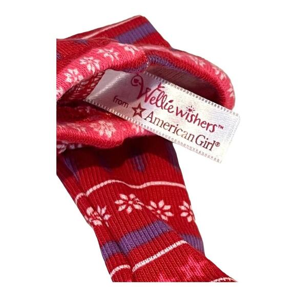 American Girl Wellie Wisher Pajama Pants For Reindeer Pjs Winter Holiday New - Picture 4 of 5